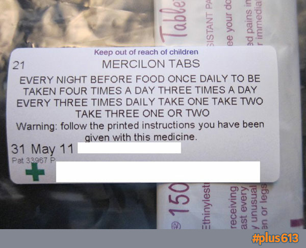 Eat the whole fucking bottle
