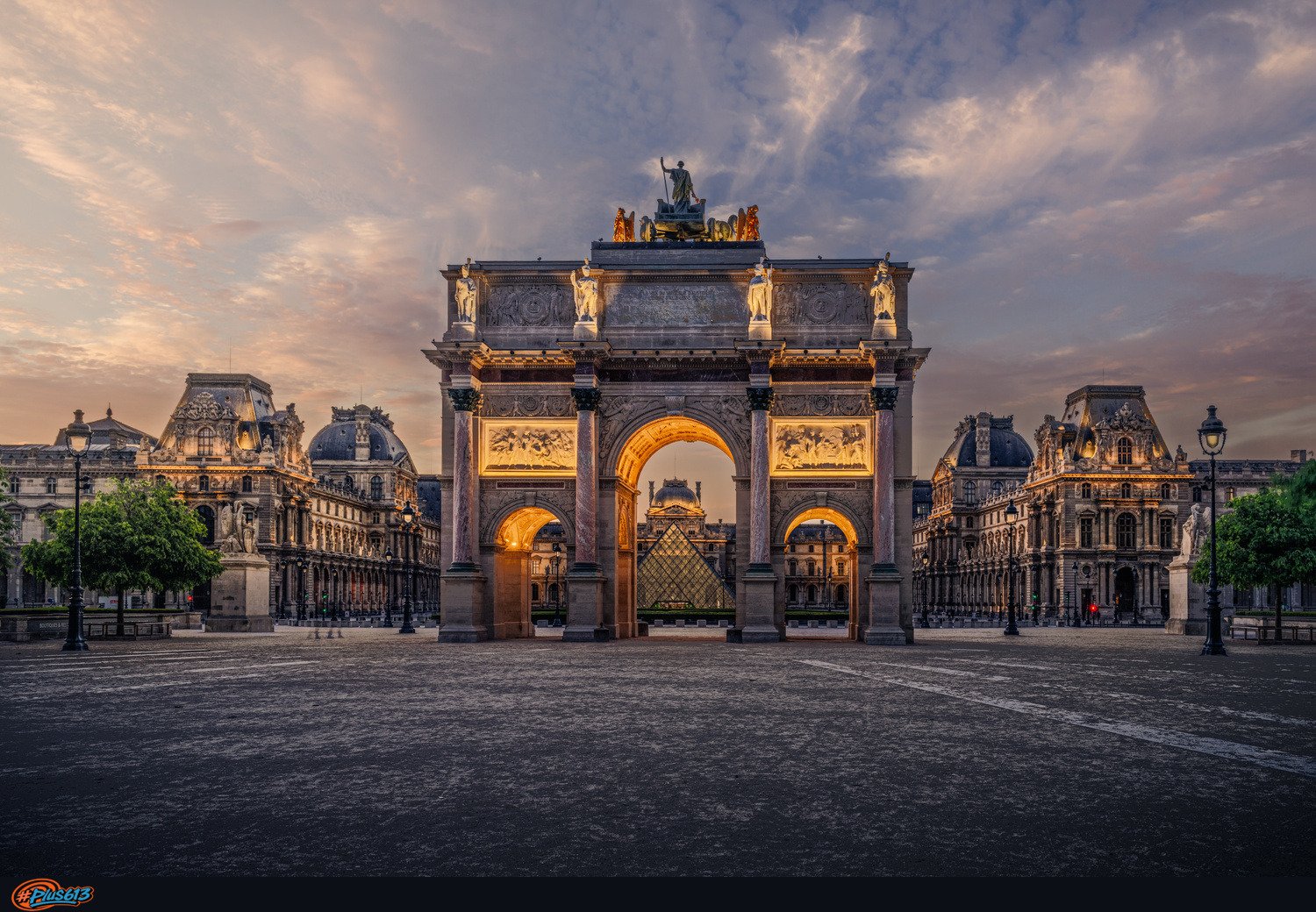 Louvre Daybreak by Alex Hill
