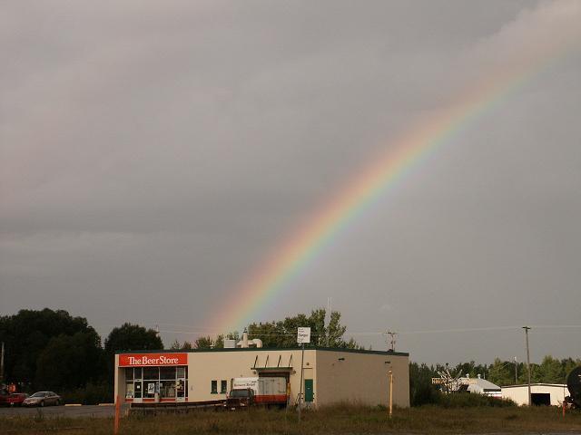 There really is gold at the end of the rainbow!