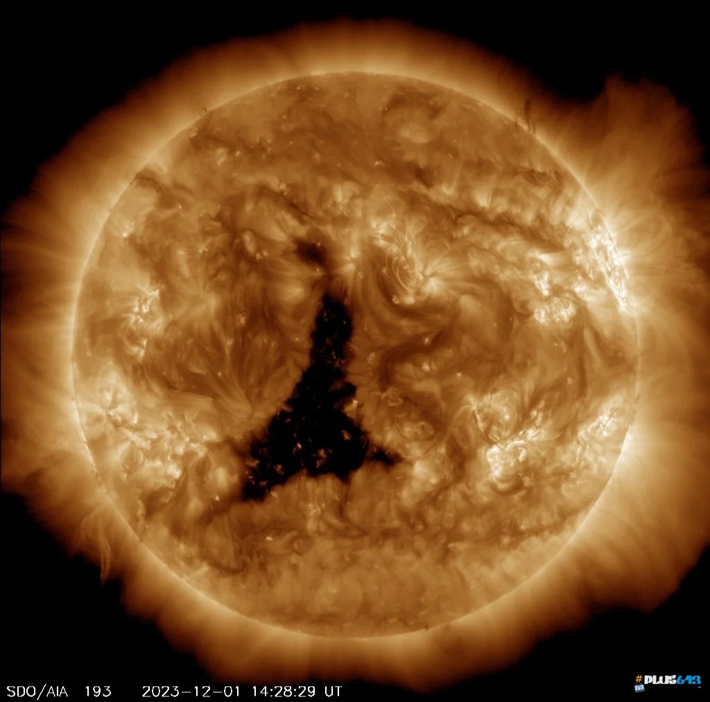 Sun's coronal hole 