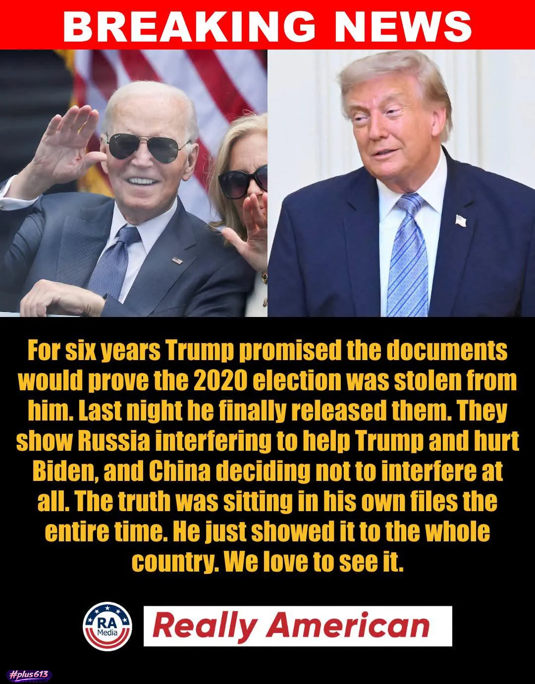 Delusional ramblings of a tin pot dictator 