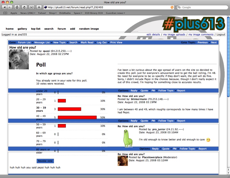 613 polls in Safari ;-)