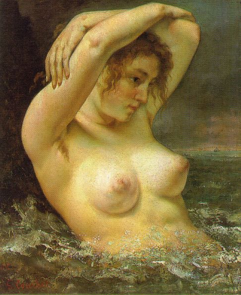 Courbet - Woman in Waves
