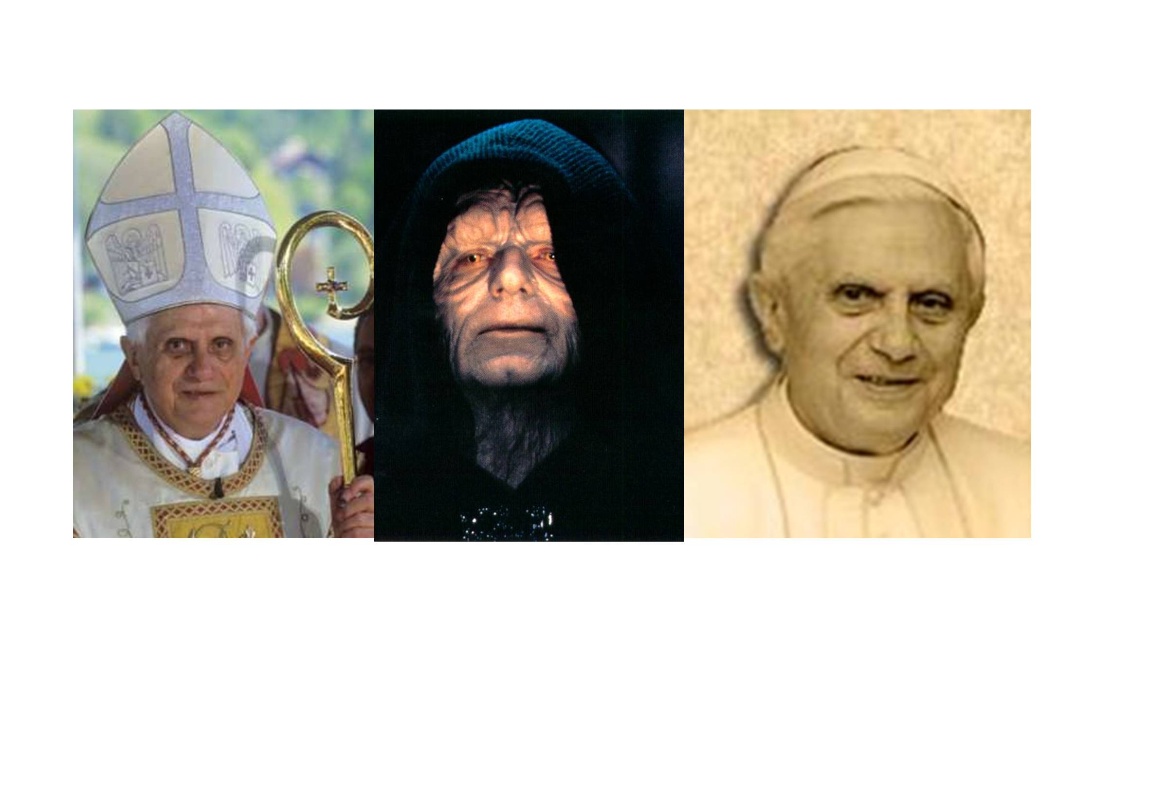 Pope benedict emperor palpatine