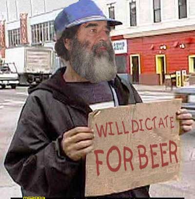 Saddam Homeless