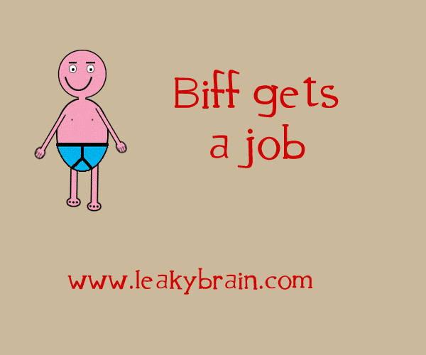 Biff gets a job