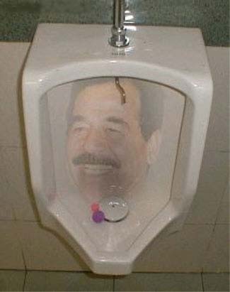 Saddam urinal