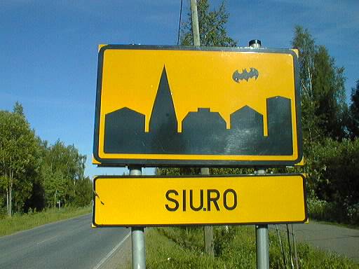 Something strange in Finnish town sign
