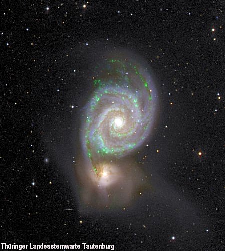 The Whirlpool-Galaxy (M51)