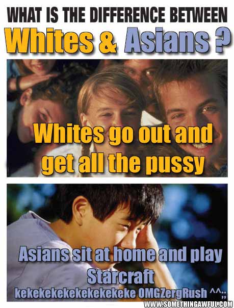Whats the difference between Whites and Asians