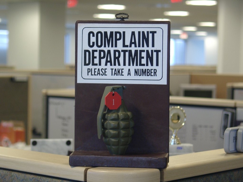 Complaint department