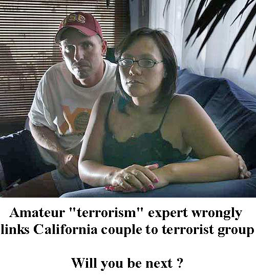 Amateur terror expert wrongly link couple to terror group