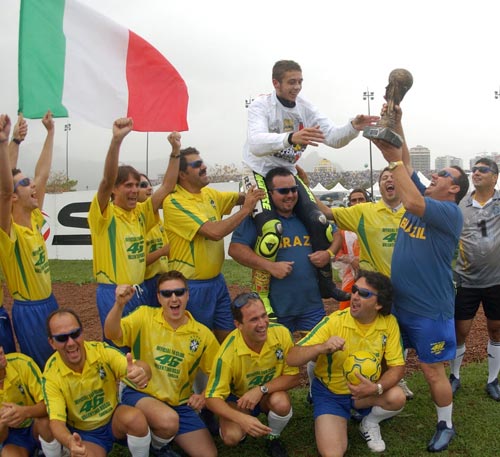 Rossi wins the footbal world cup