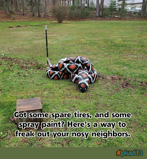 Yard art fun