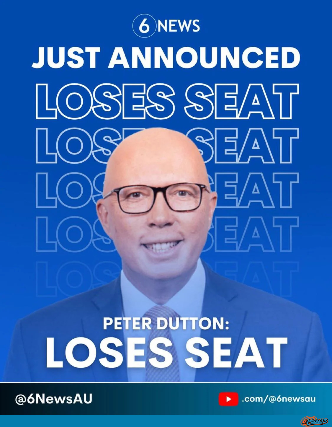 Loses election. Loses own seat. 
