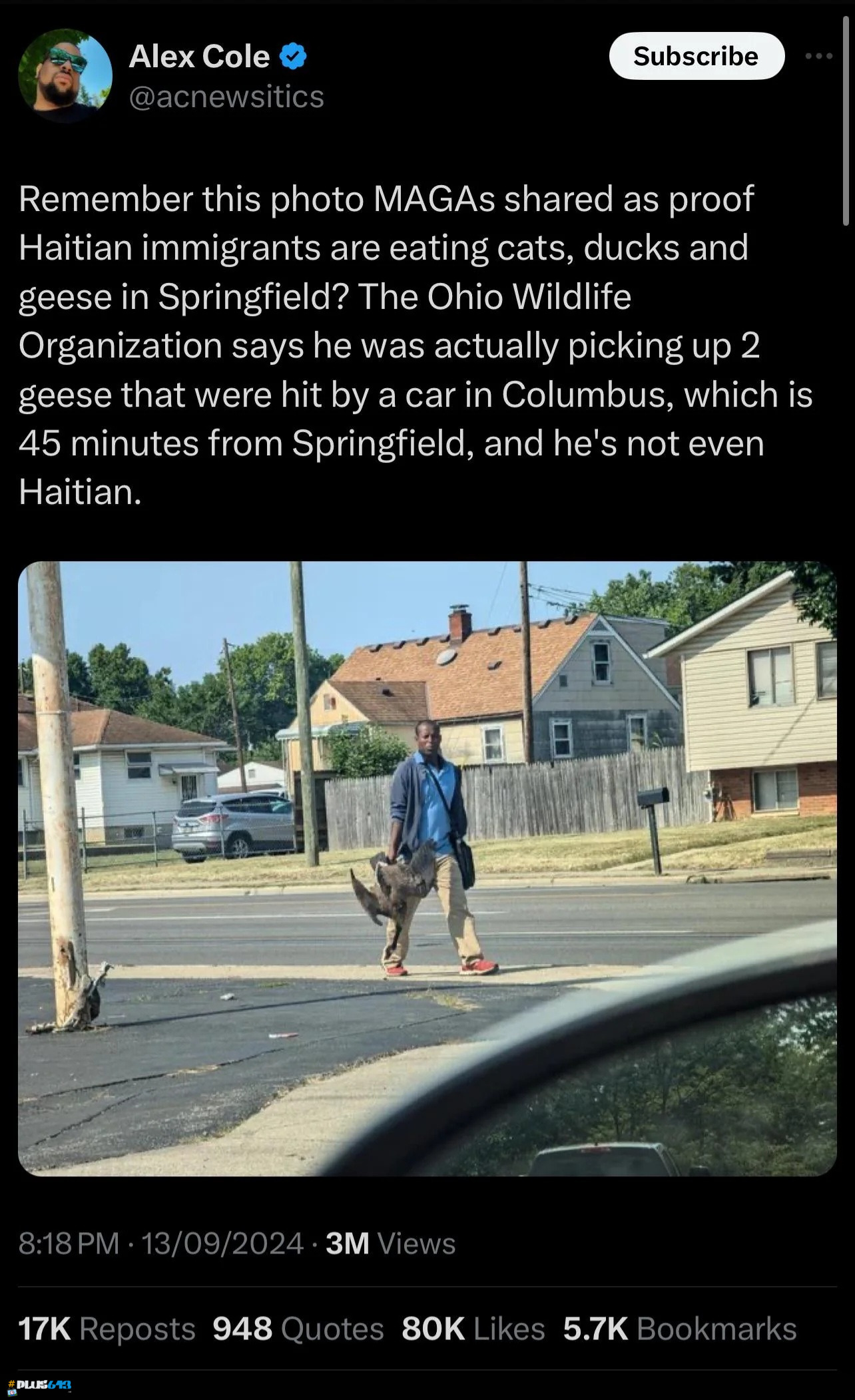 Eetin' muh geesey