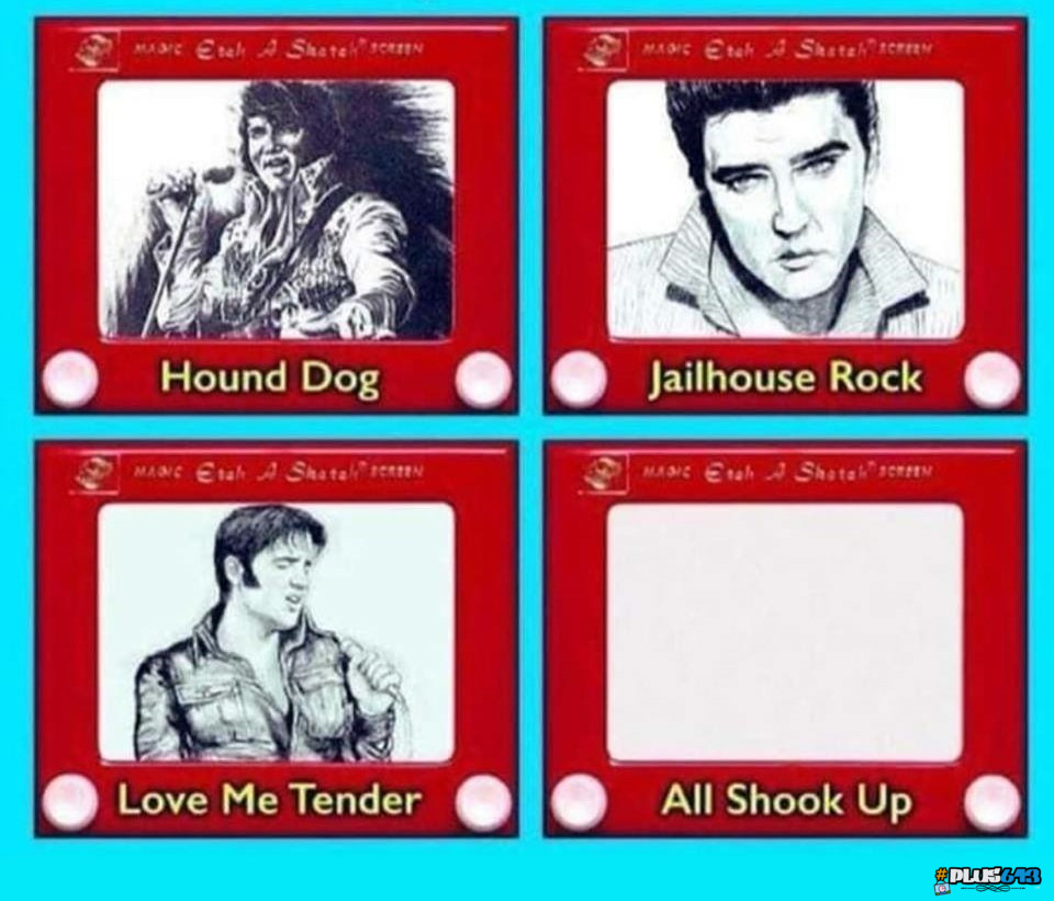 Elvis Etch-a-Sketch