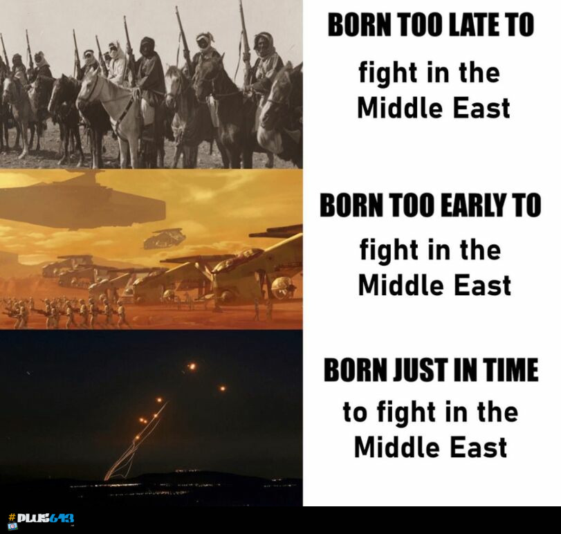 War in the Middle East, people act like it's new!
