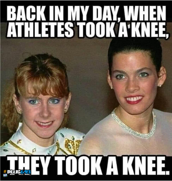taking a knee
