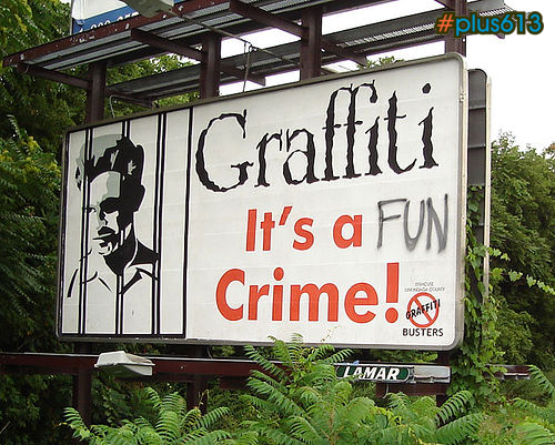 Graffiti - It's a FUN crime by umop3pisdn