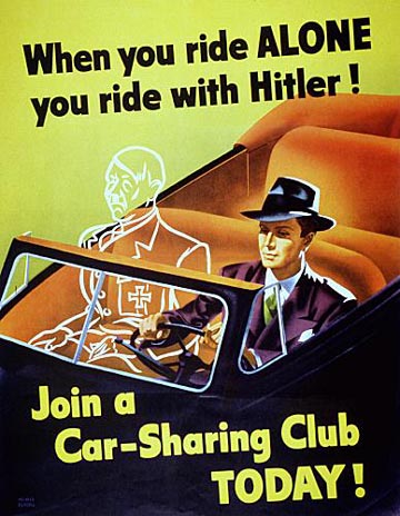 You ride with Hitler