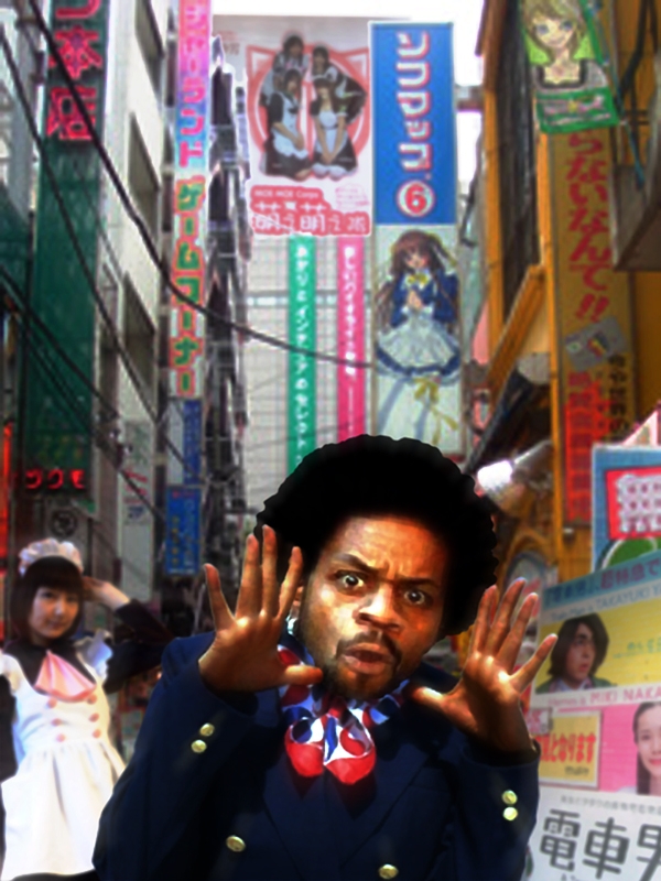 City of  "MOE"   -Mr.Nigga Head in Akihabara, Japan