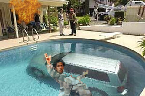European Car Pool with drowning  nigga Head