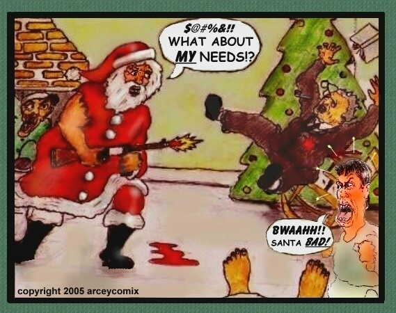 Santa on Prozac!