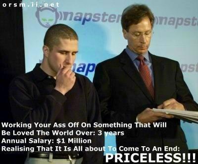Priceless Napster...