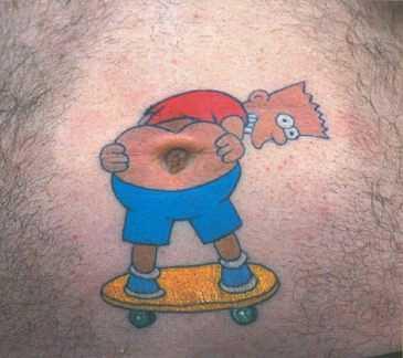 Bart tattoo... whywouldya?