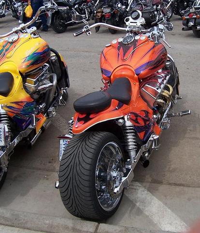 V8 custom bikes...