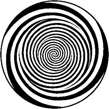 Trippy spiral illusion...