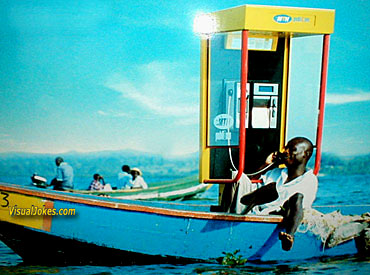 Mobile phones - ship to shore call