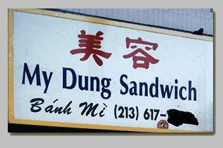 Dung sandwich...