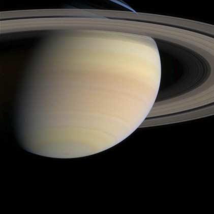 Saturn from the Cassini probe...