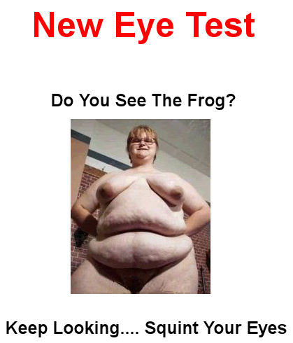 New Eye Test, see the frog?