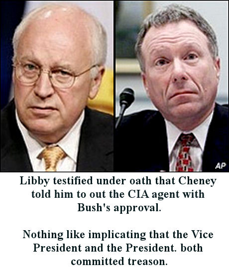 Libby busts Cheney and maybe W too !
