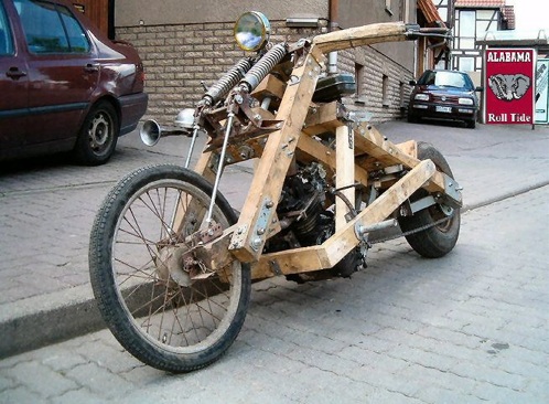 The Little Motorbike that Wood.