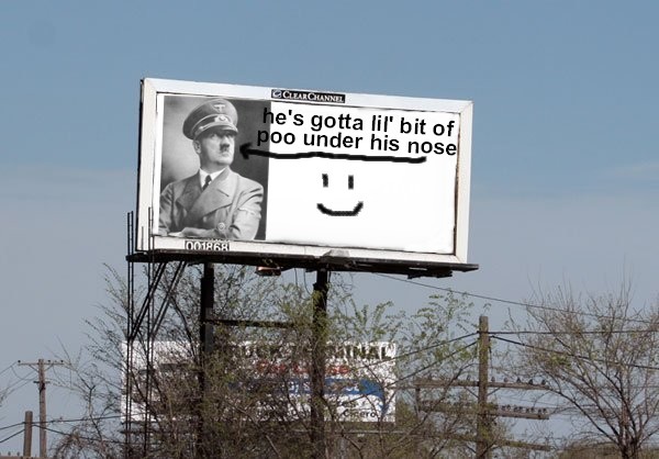 hitler billboard