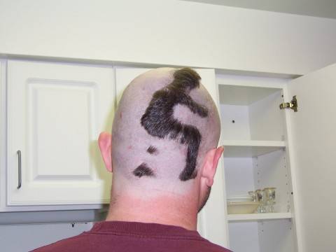 Nice haircut, is it someone from here?