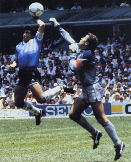 1986: Diego Maradona -The Hand of God