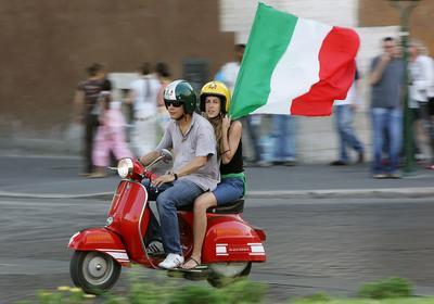 Italian power on the run