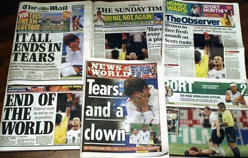 English power ...off: newspapers