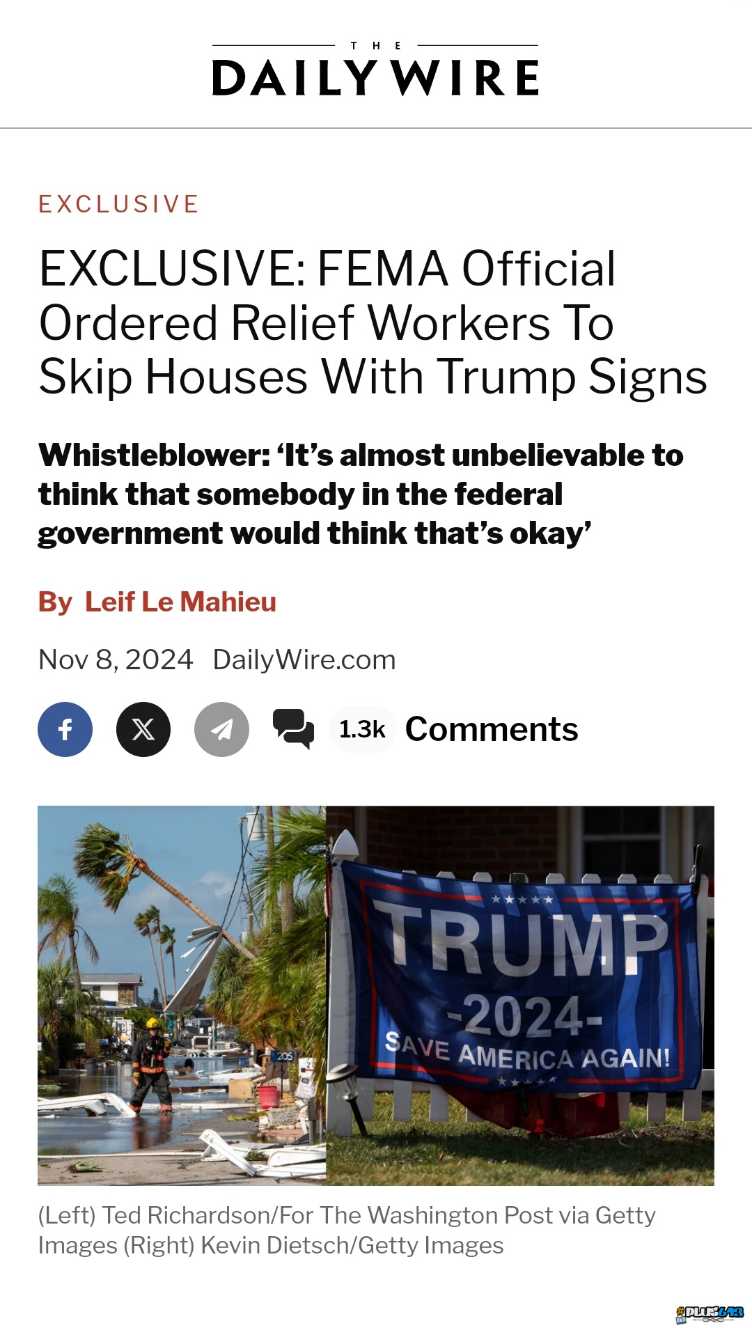 Quasi works for FEMA??
