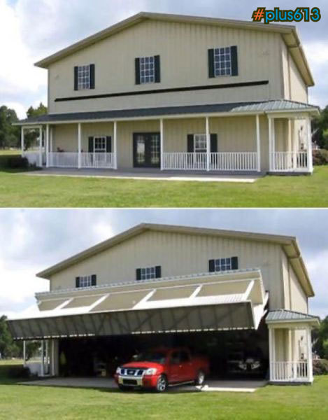The house that EATS CARS