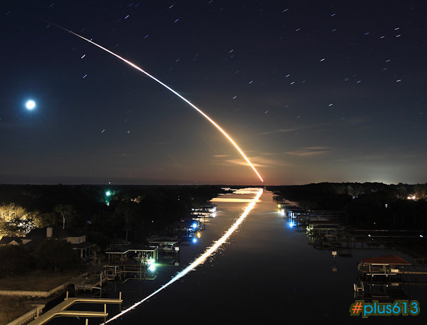 shuttle launch from Jacksonville