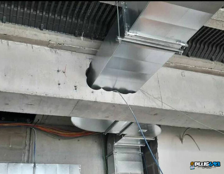 got the ducting in, boss