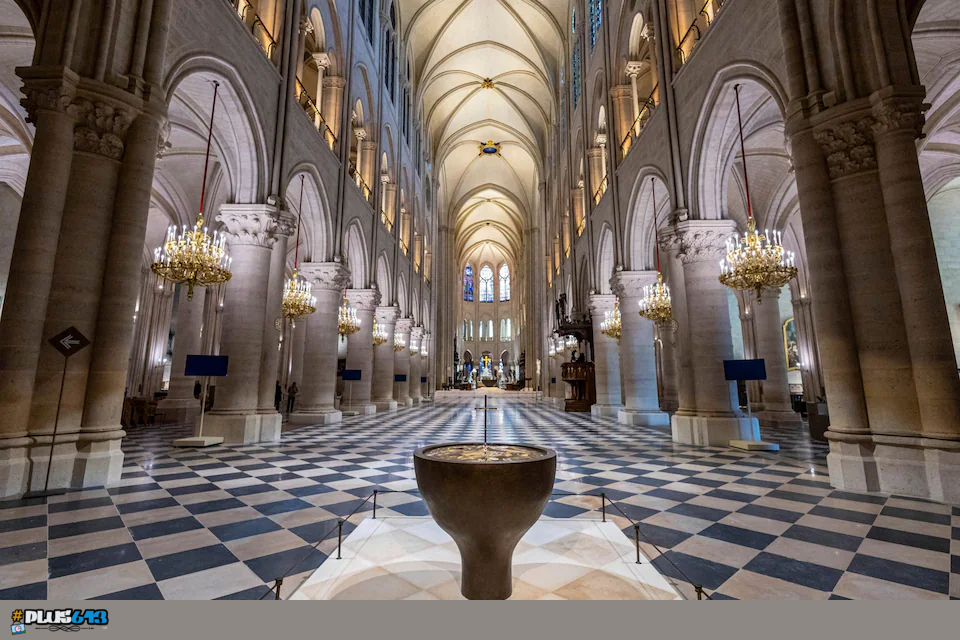 Notre Dame rebuilt.  It looks protestant - lots of light