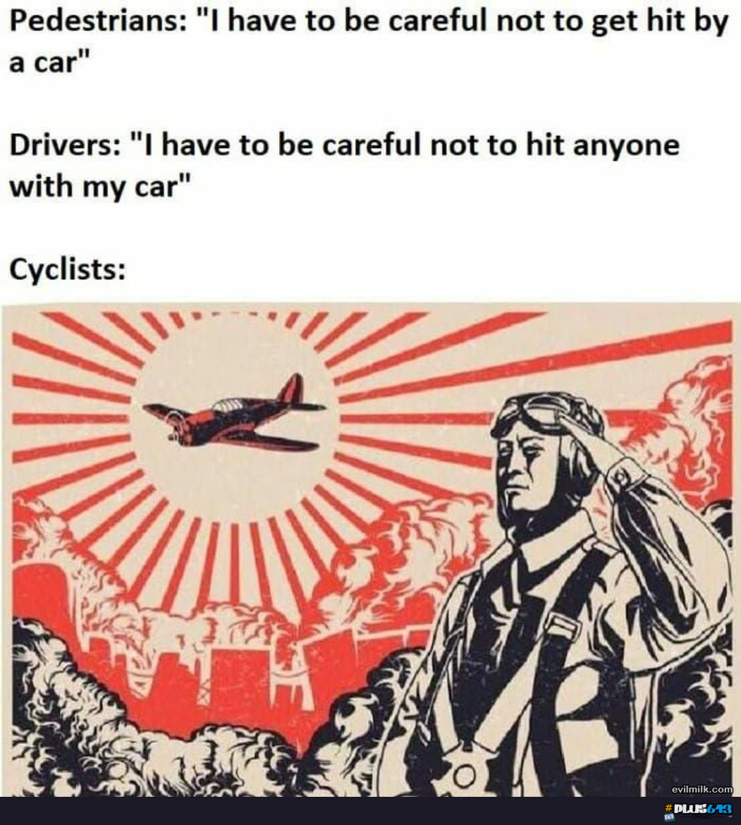 Fucken cyclists