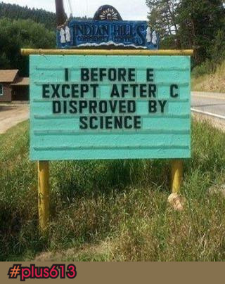 English is not for sissies